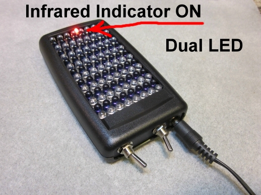 Dual LED light on
